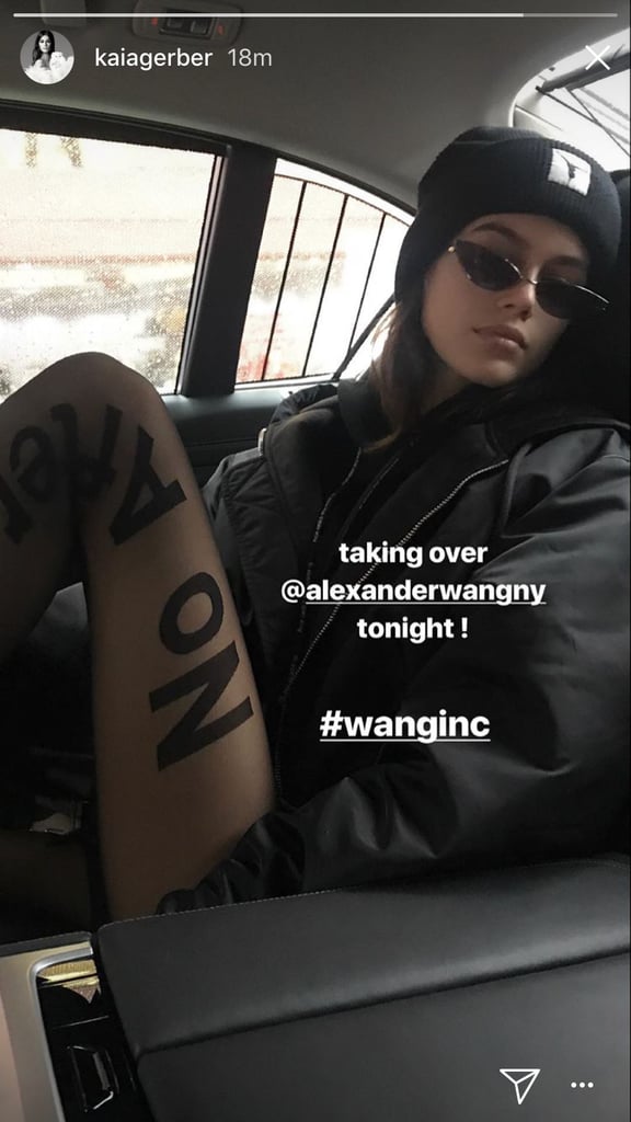 It's Not NYFW Without a Cab Selfie, Right Kaia Gerber?