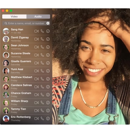 You can watch little ones grow up with FaceTime.