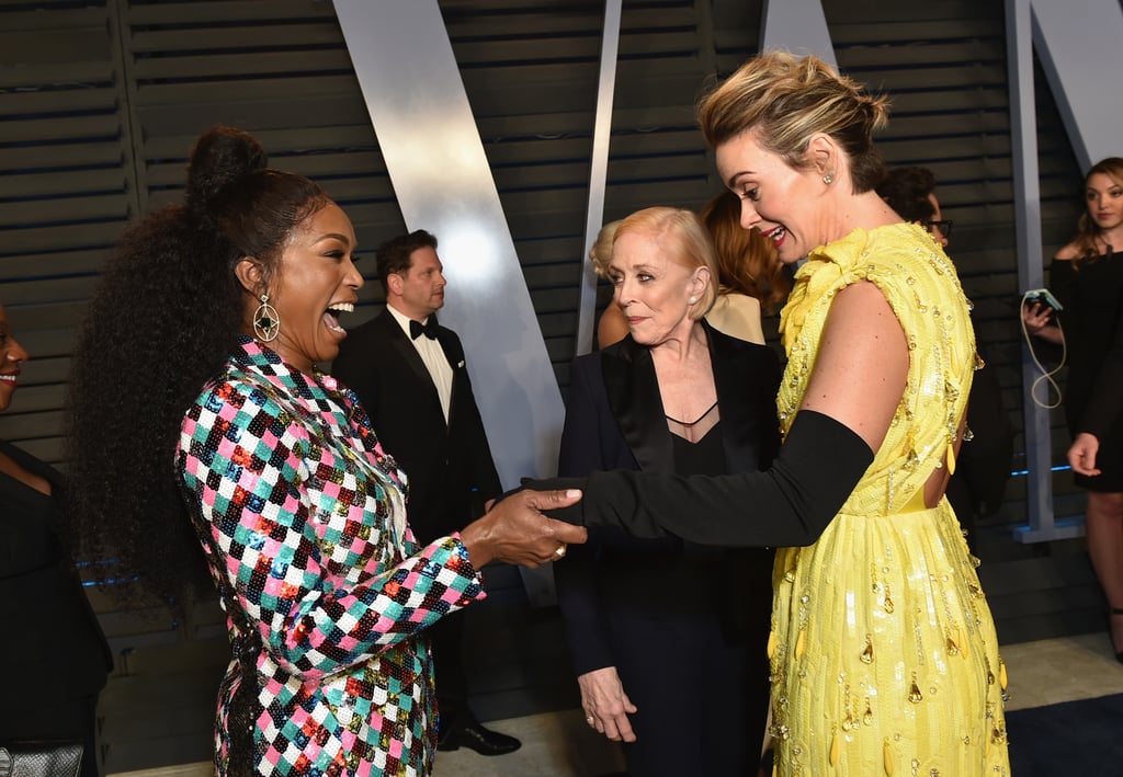 Holland Taylor and Sarah Paulson at Oscars Afterparty 2018