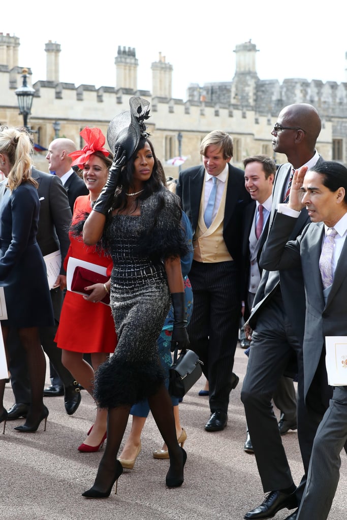 Naomi Campbell Dress at Princess Eugenie's Wedding 2018