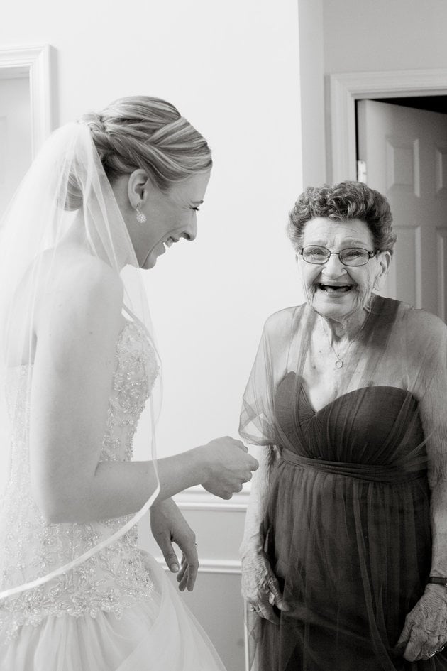 Grandma Serves As Granddaughter S Bridesmaid Popsugar Love And Sex Photo 3