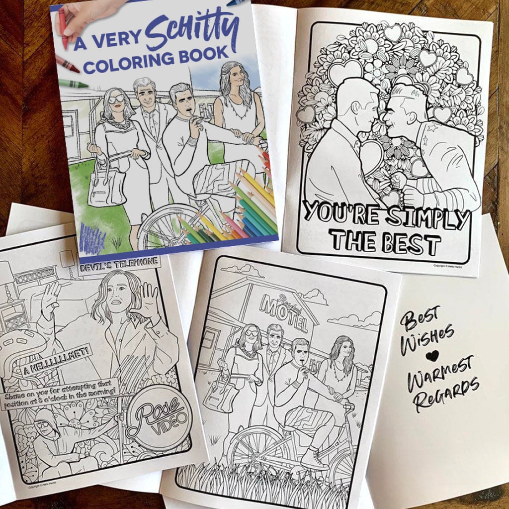 Shop the Colouring Book on Etsy! You Can Get a Schitt's Creek