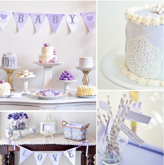 baby shower color themes for girl