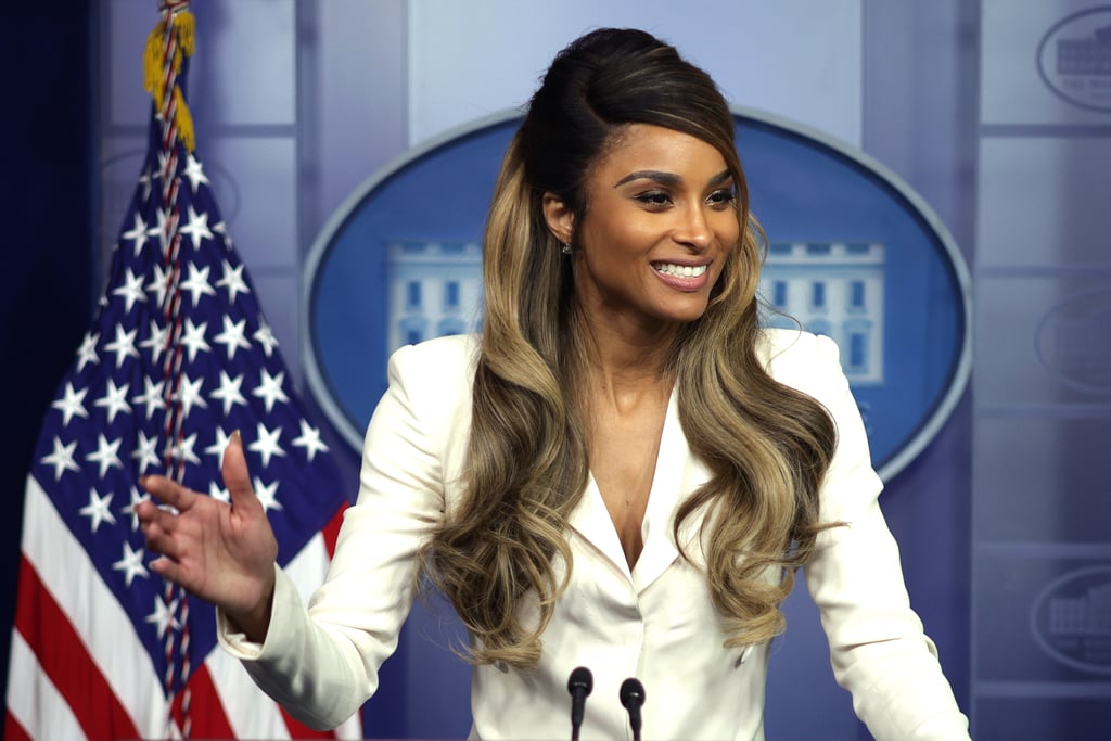 Watch Ciara's Son Win Interrupt White House Press Conference