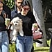 Selena Gomez Wore Brown Staud Sandals While Out With Winnie
