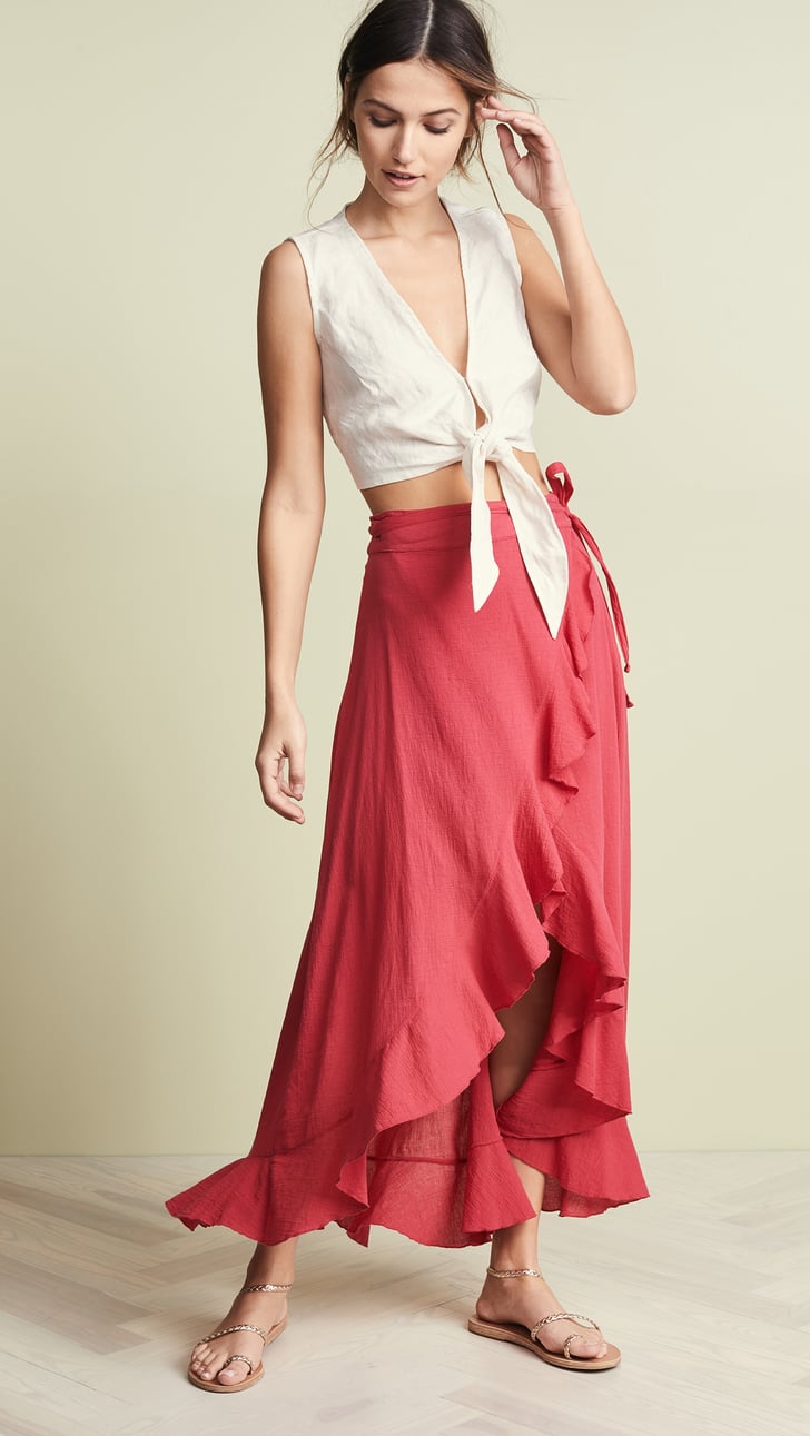 9seed hot sale wrap skirt