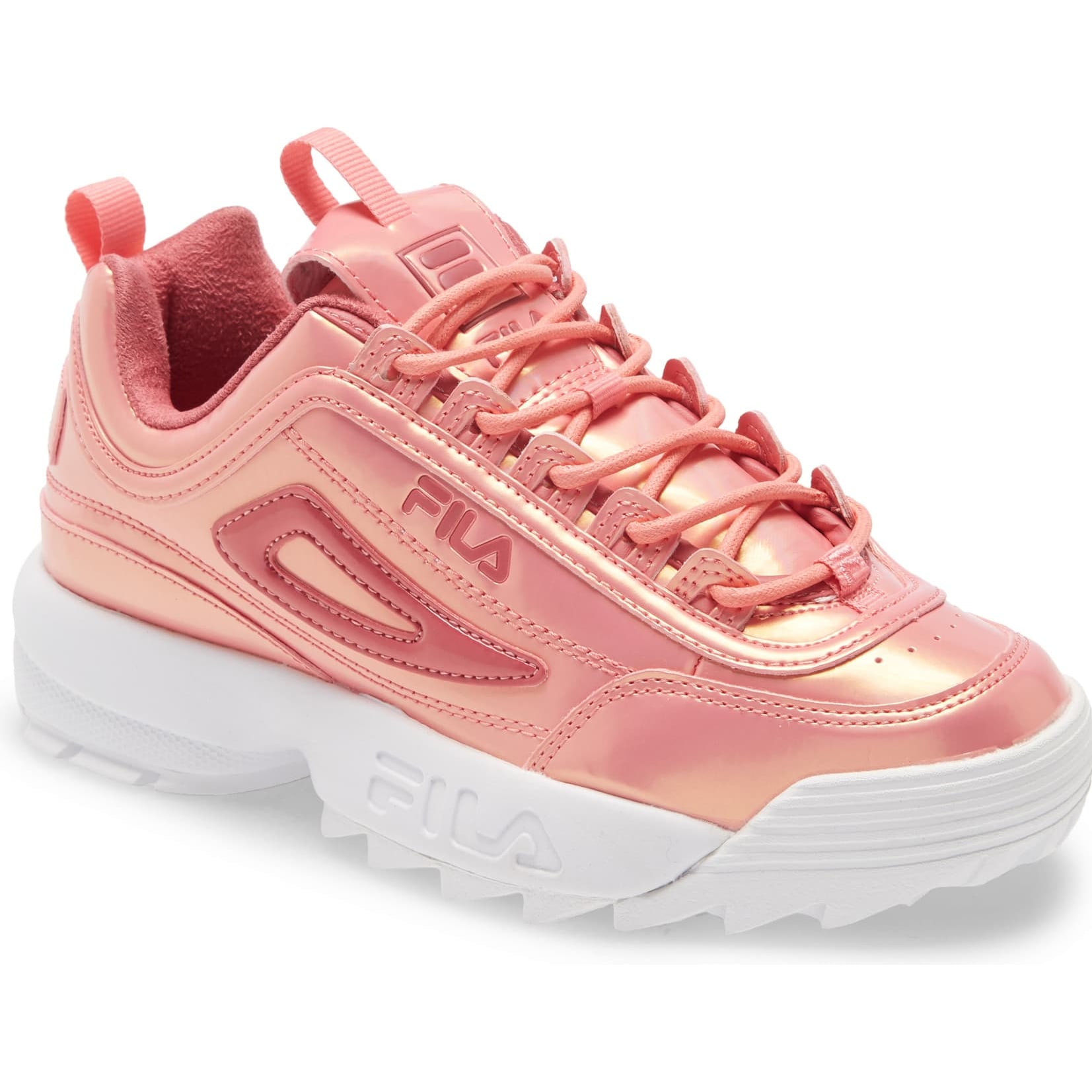 fila pink sneakers