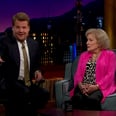 Betty White's Dressing Room Demands Hilariously Catch James Corden Off Guard