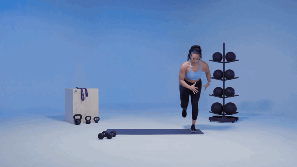 Lateral Bound to Lateral High-Knee Run