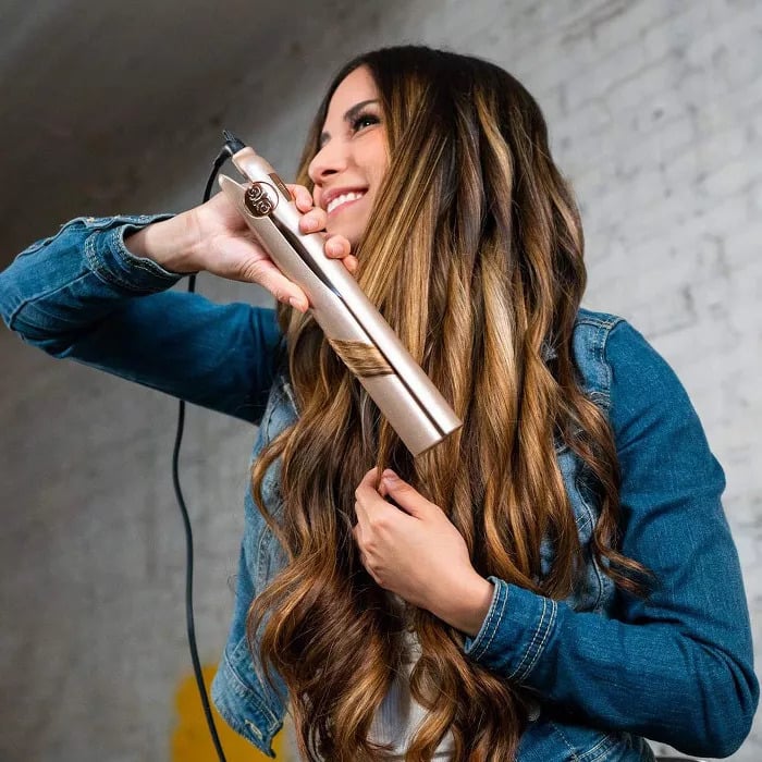 A hair tool that does it all: Tyme Style Iron Pro 2-in-1 Hair Curler and Straightener