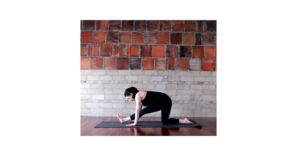 Kneeling Hamstring Stretch | Prenatal Yoga Sequence For ...