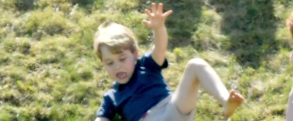 Prince George Pushed by Savannah Phillips at Polo Match 2018