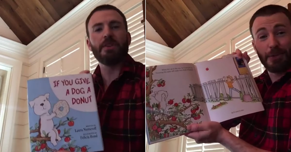Chris Evans Reading If You Give a Dog a Donut Kids' Book | POPSUGAR Family