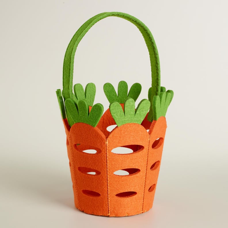 Carrot Felt Easter Basket