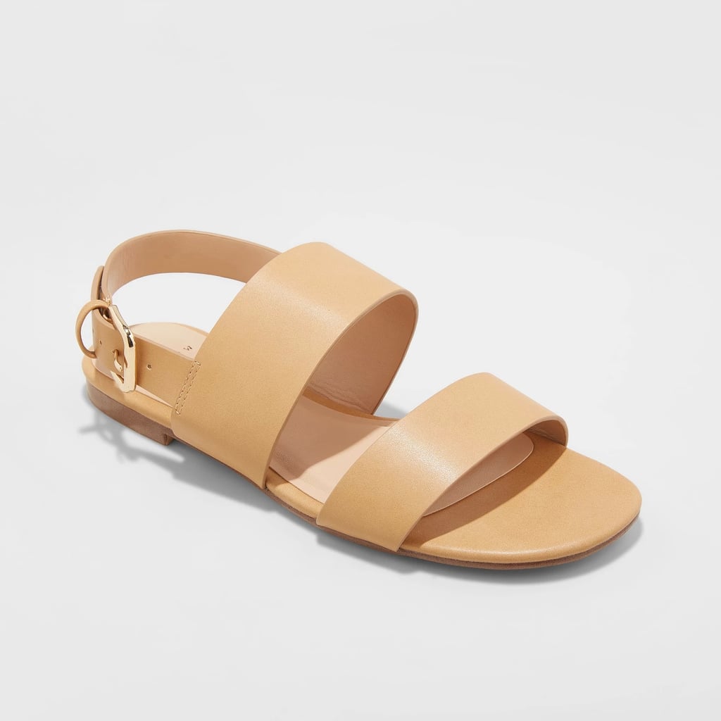 Sabrina Two Band Buckle Slide Sandals