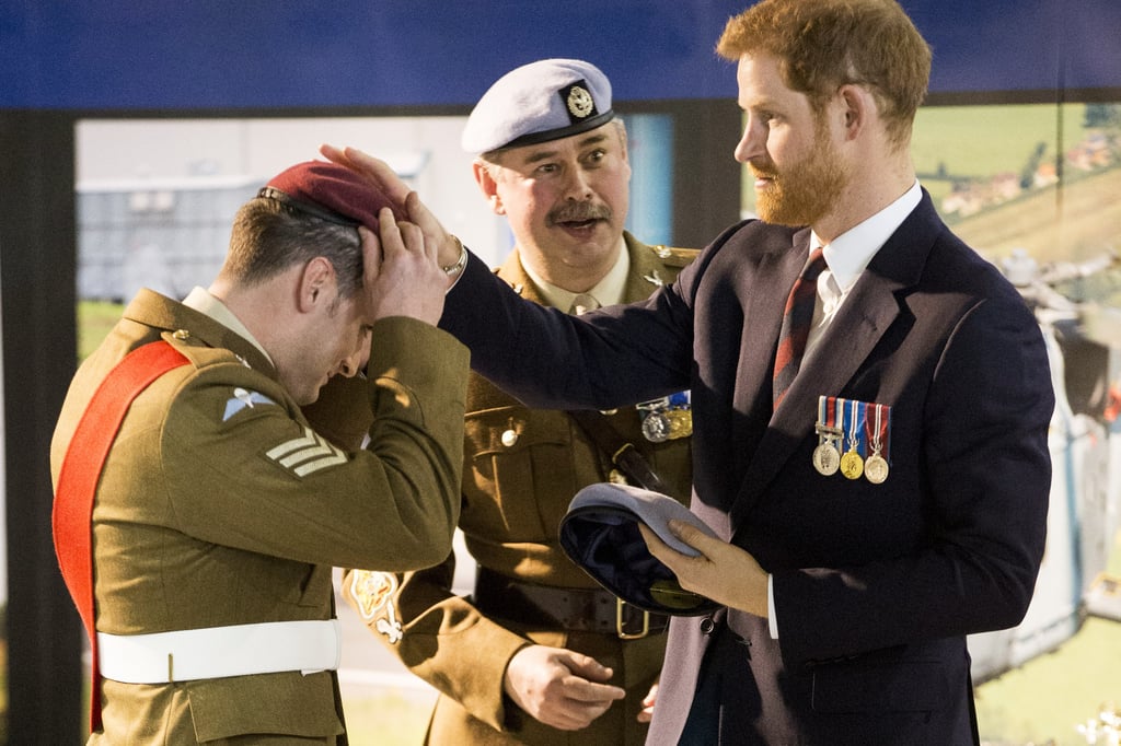 Prince Harry at the Army Aviation Centre 2018