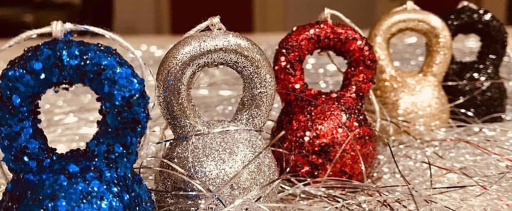 Kettlebell Christmas Tree Ornaments