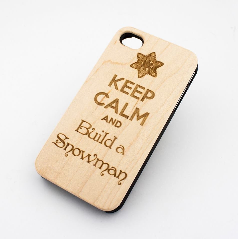 "Keep Calm and Build a Snowman" Case ($23)