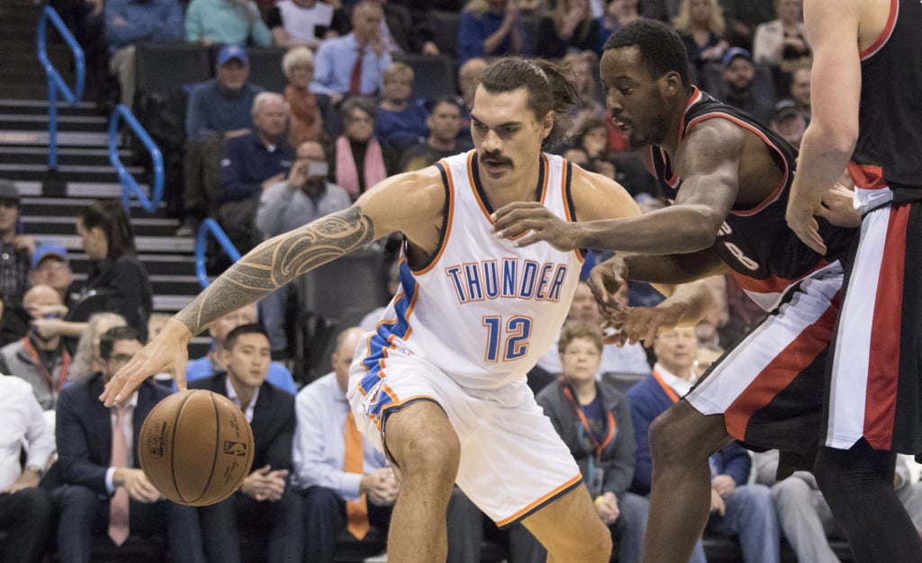 Steven Adams Looks Like Jason Momoa