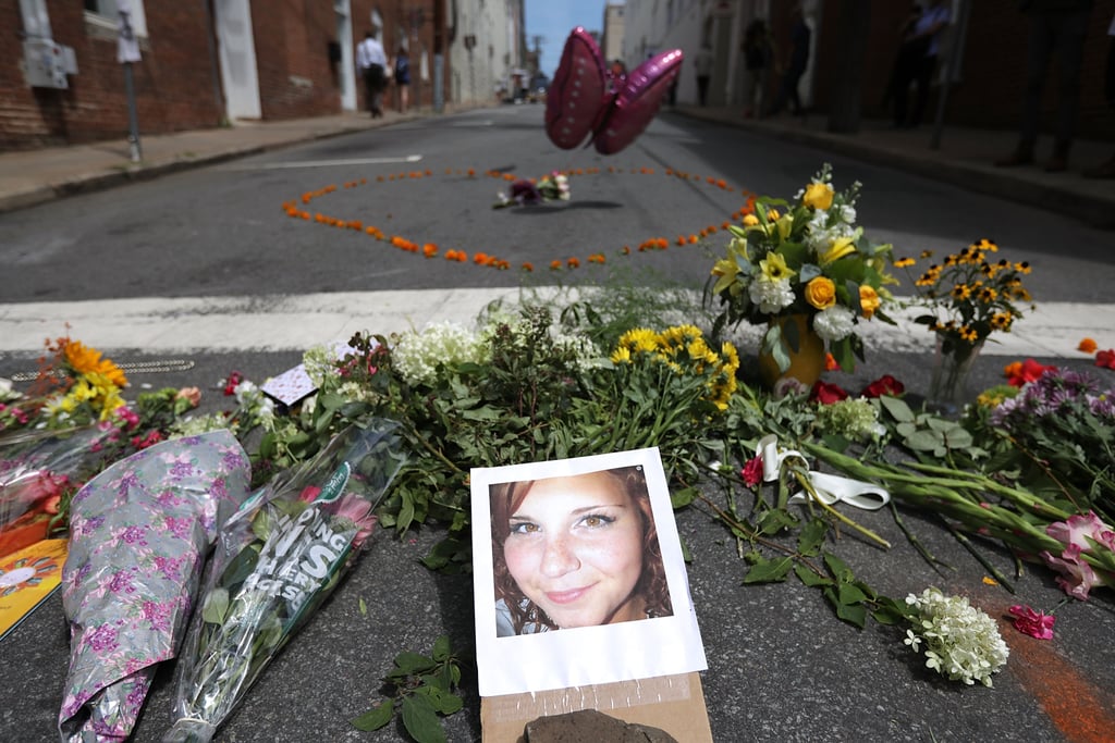 A memorial for Heather Heyer.