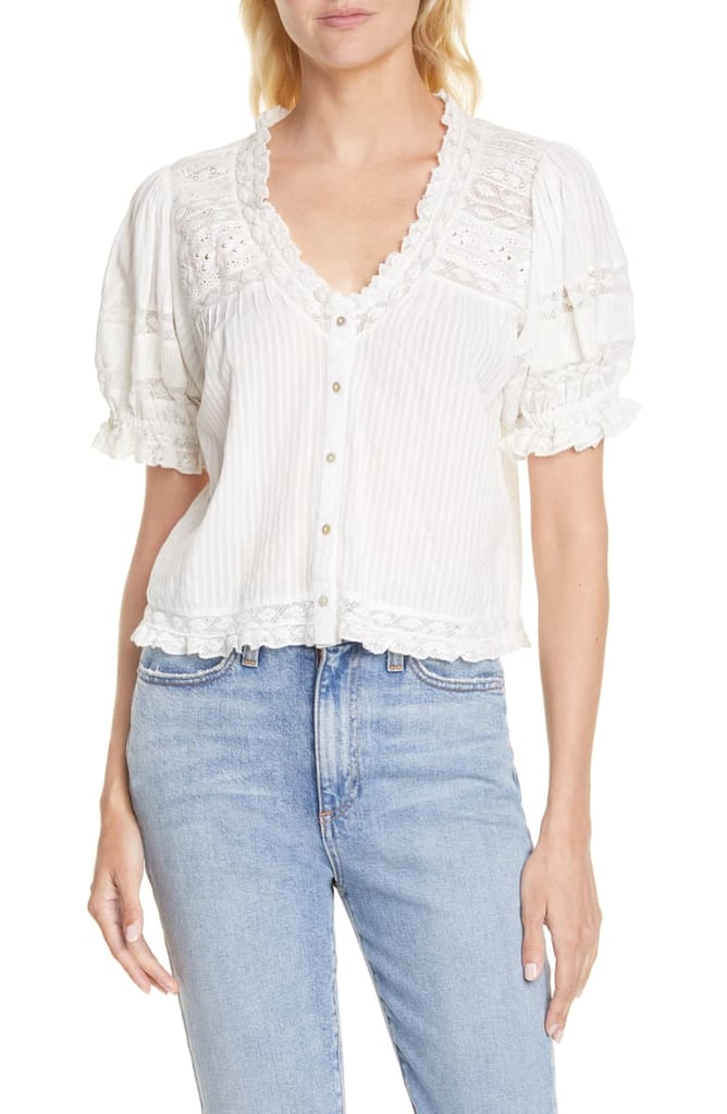 LoveShackFancy Arabella Cotton Top