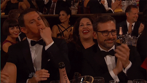 Even Channing Tatum was like, "We have not heard enough whistling for this man."