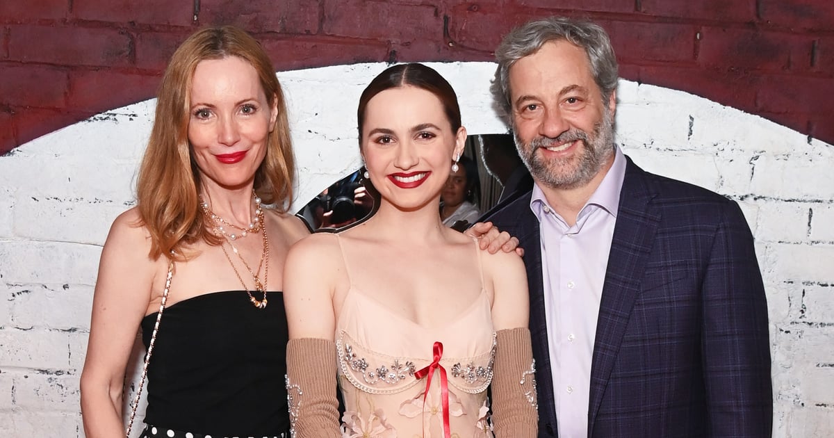Proud Parents Leslie Mann and Judd Apatow Support Maude at Her West End Debut
