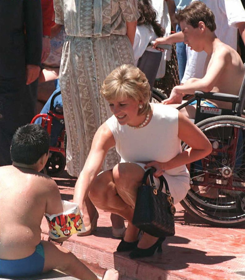 Princess Diana Carrying Her Lady Dior Bag