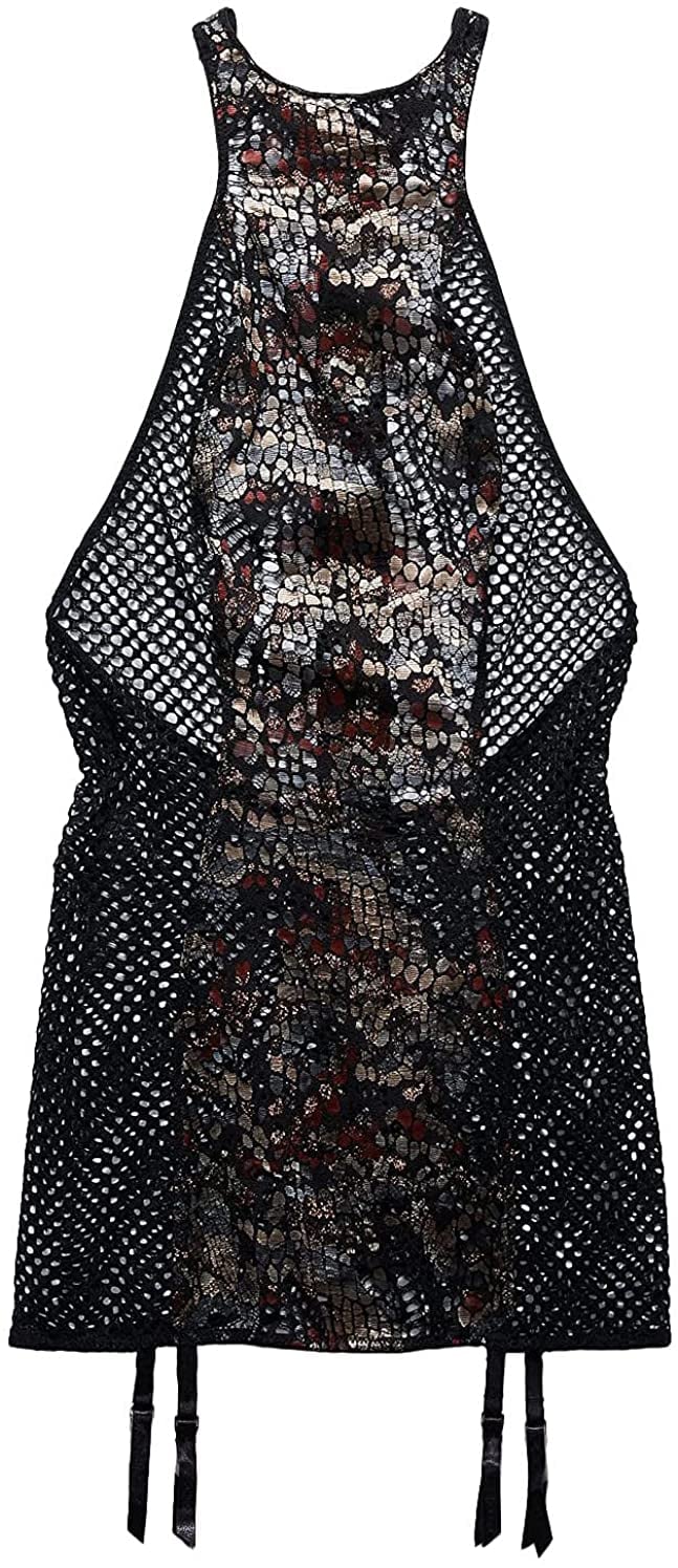 Savage X Fenty, Women's, Cold-Hearted Snake Asymmetrical Lace