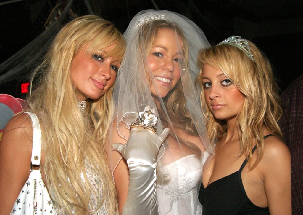 Nicole and Paris showed up together for Mariah Carey's annual Halloween party in NYC back in October 2004.