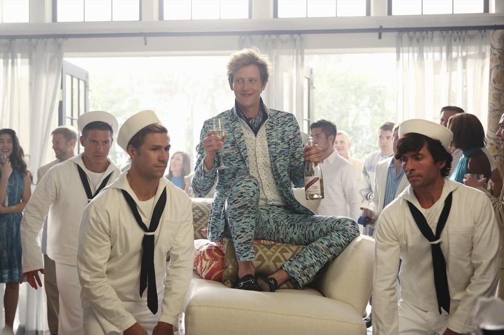 It's not a party until Nolan finds a bunch of hot sailors to tend to him.