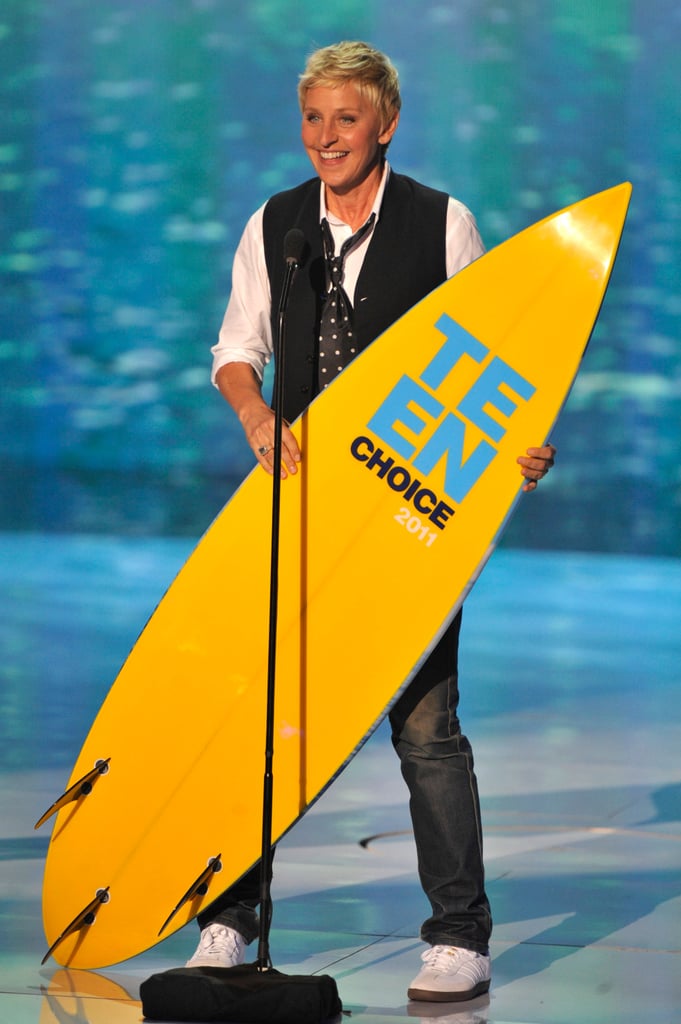 Ellen DeGeneres brought home a board in 2011.
Ellen DeGeneres brought home a board in 2011.