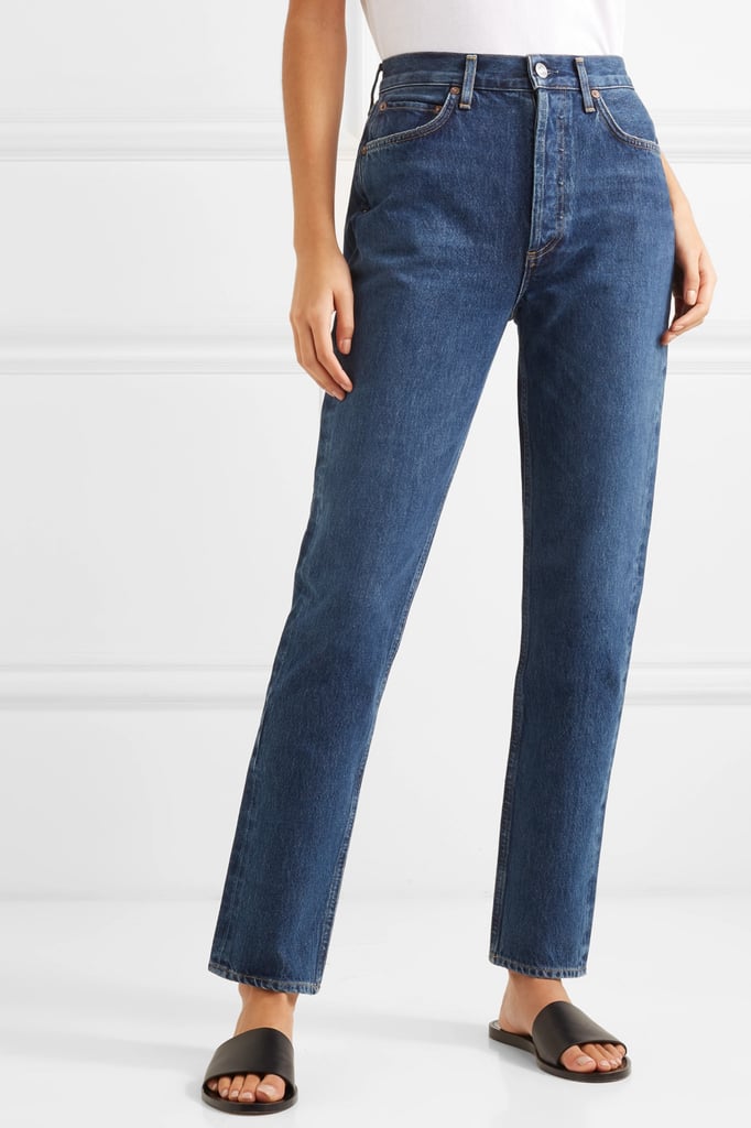 agolde remy high rise straight jeans