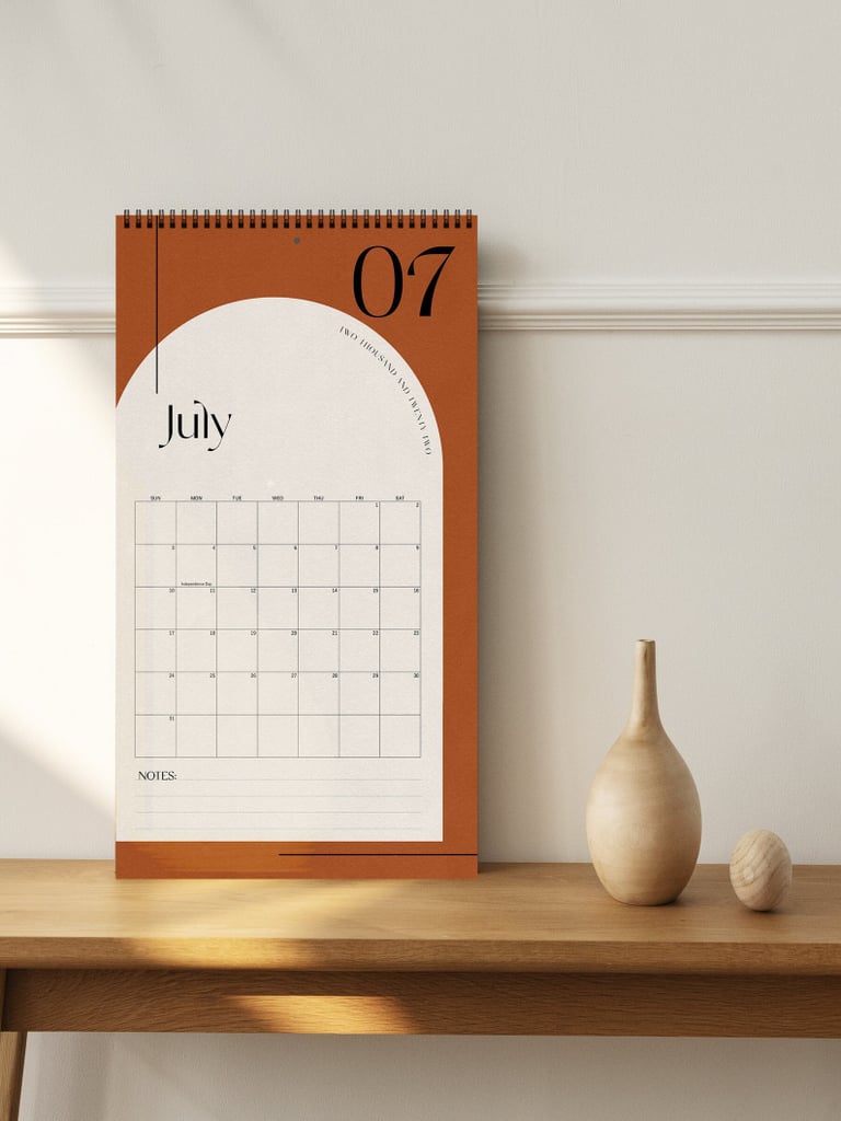 An Artsy Design: 2022 Abstract Modern Wall Calendar