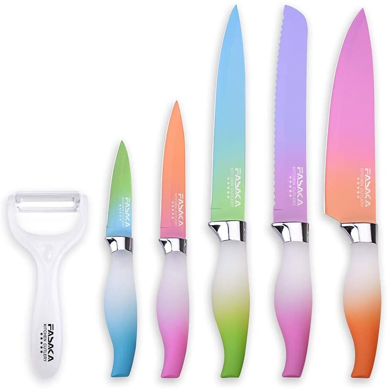 FASAKA 6 Piece Colorful Knife Set