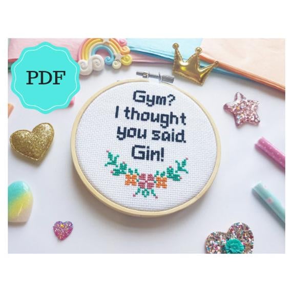I Thought You Said Gin! pattern