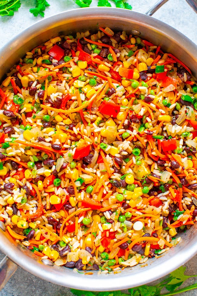 Very Veggie Rice and Beans | Vegan Black Bean Recipes | POPSUGAR ...