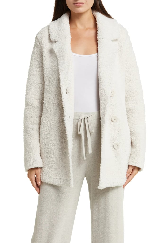 Best Cozy Peacoat For Women: Barefoot Dreams CozyChic Double Knit Peacoat