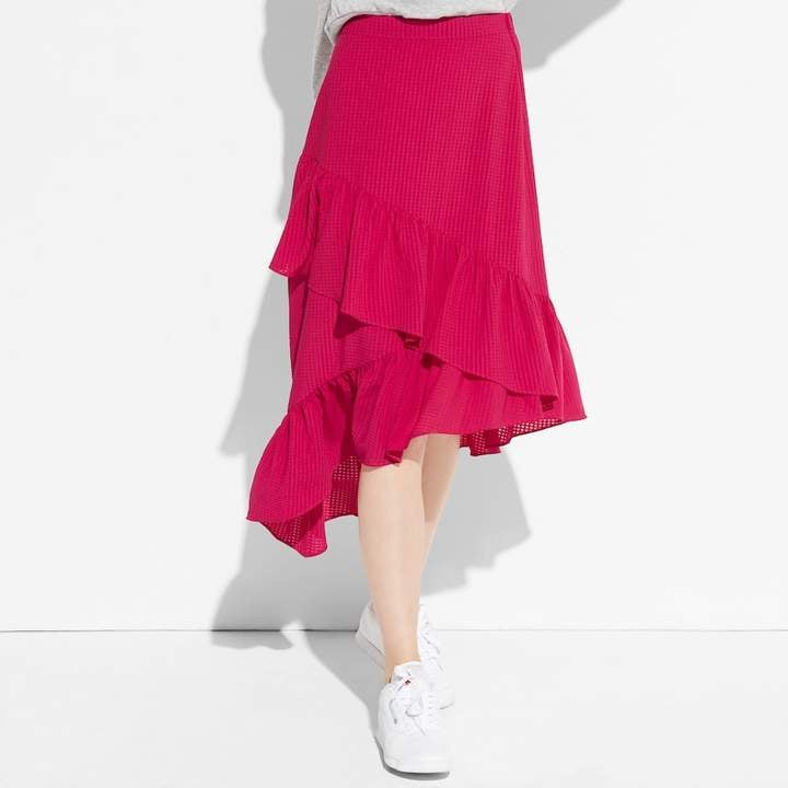 K/lab Asymmetrical Ruffle Skirt