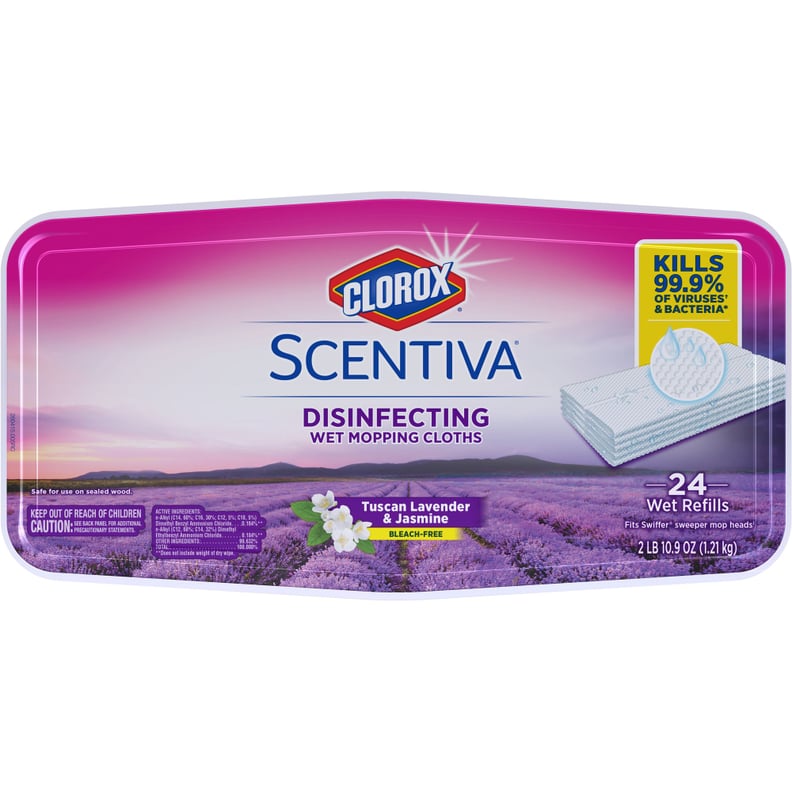 Clorox Scentiva Disinfecting Wet Mop Cloths in Tuscan Lavender and Jasmine