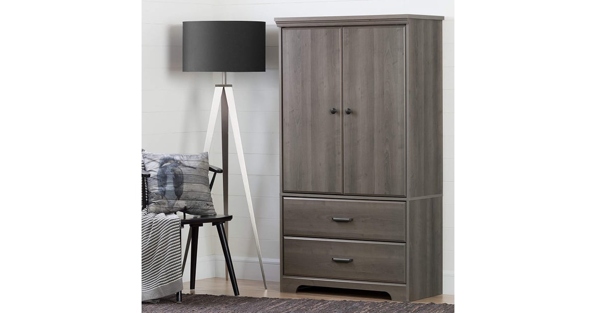 South Shore Armoire With Adjustable Shelves Best Armoires and
