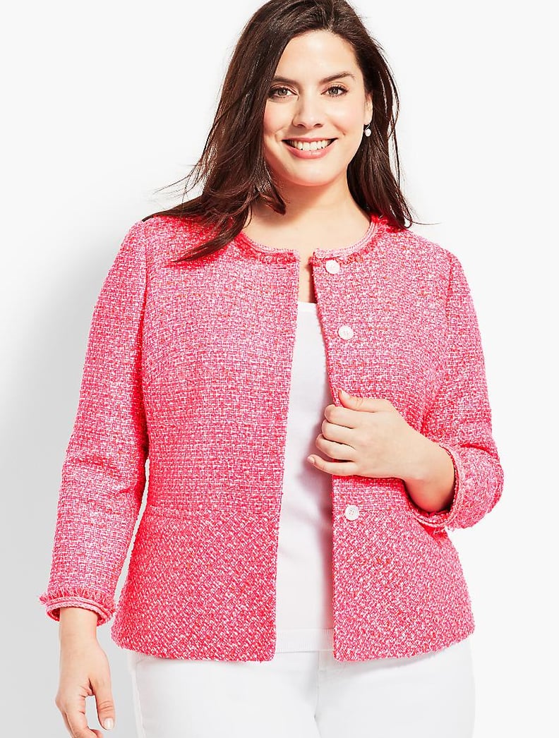 Talbots Tweed Peplum Jacket