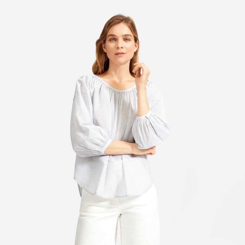 Everlane The Air Ruched Blouse