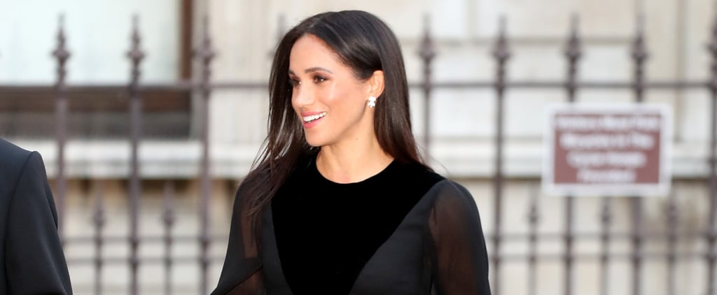 Meghan Markle's LBD Is Incredibly Elegant at the Top and a Little Bit Sexy at the Bottom