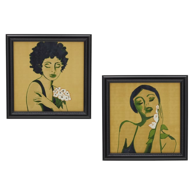 Flower Women, Set of 2 Prints