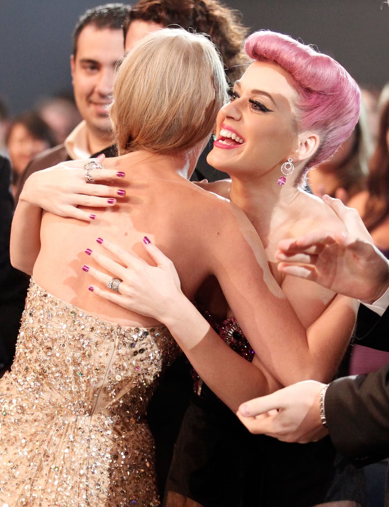 Nov. 20, 2011: Taylor Swift and Katy Perry Are Photographed Hugging