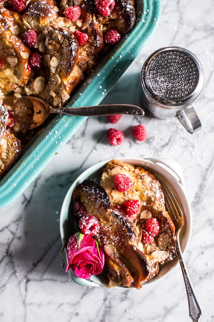 Raspberry Rose Baked French Toast