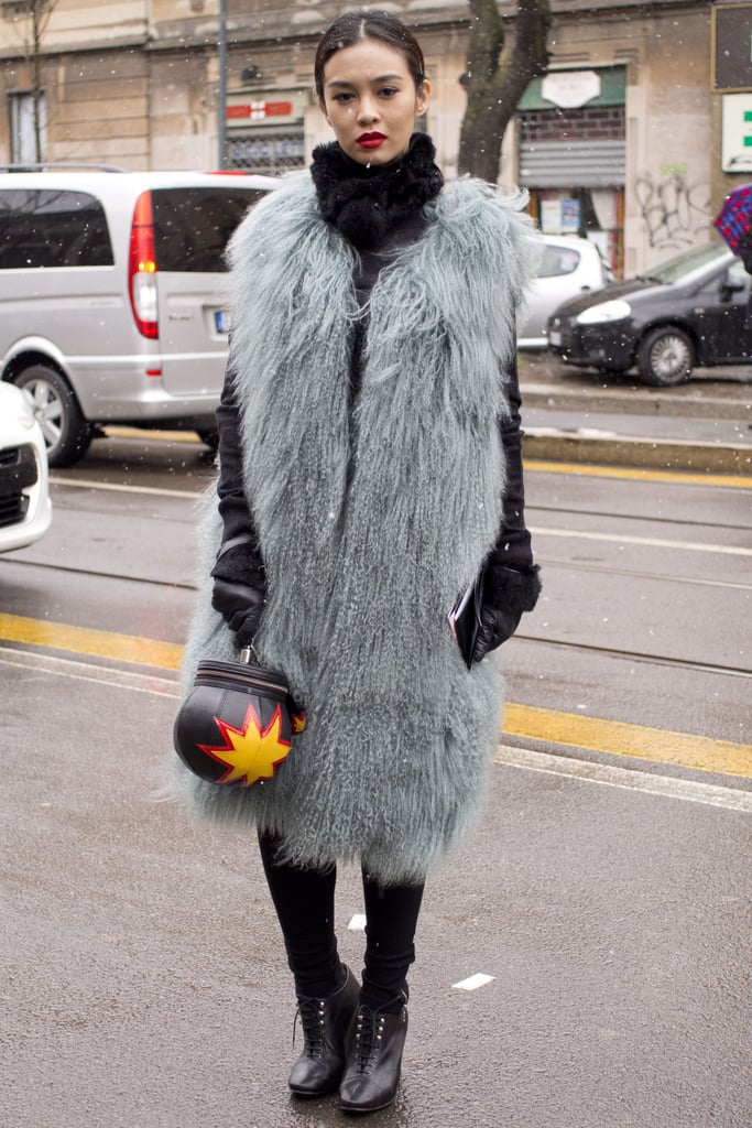 Milan Fashion Week Street Style Fall 2013 | POPSUGAR Fashion