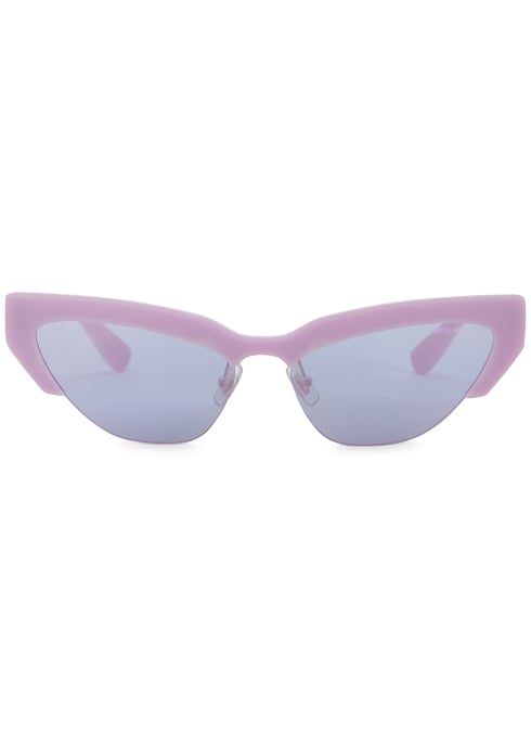 Miu Miu Narrow Cat-Eye Sunglasses