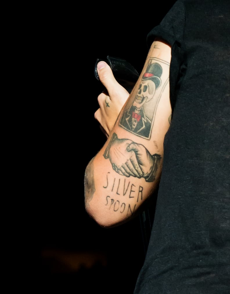 Harry Styles's Left Bicep Tattoos